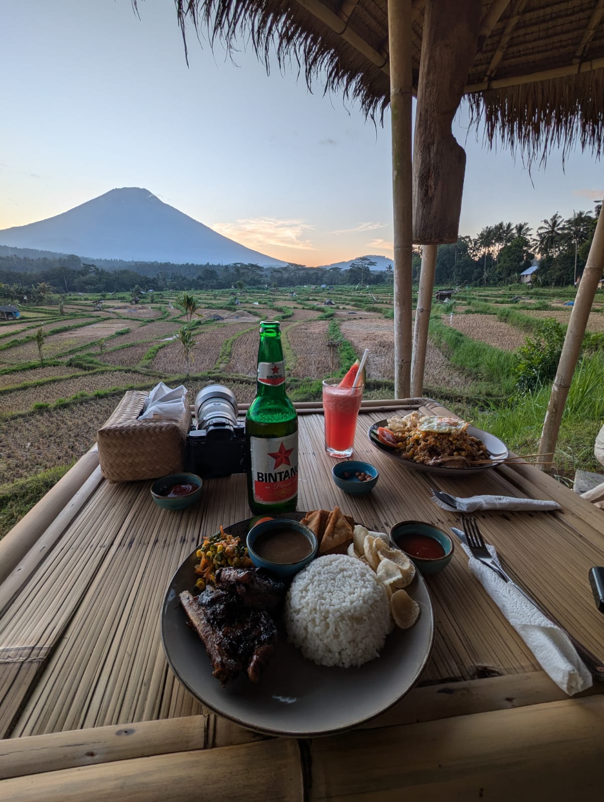 Sunset at Jimbaran Bay